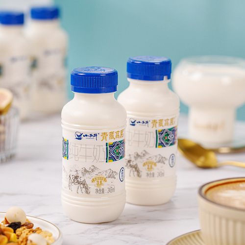 Guangming Xiaoxi Niu Qinghai-Tibet Plateau pure milk 3.6g protein nutritional breakfast milk 243ml*12 bottles