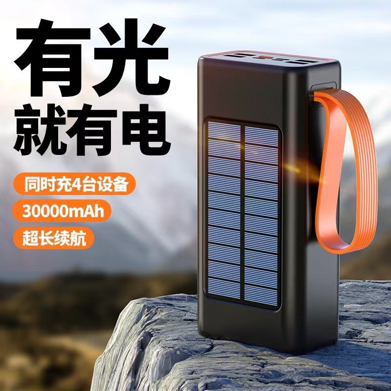 Cargador Portátil Solar de 10000 mAh para Exteriores