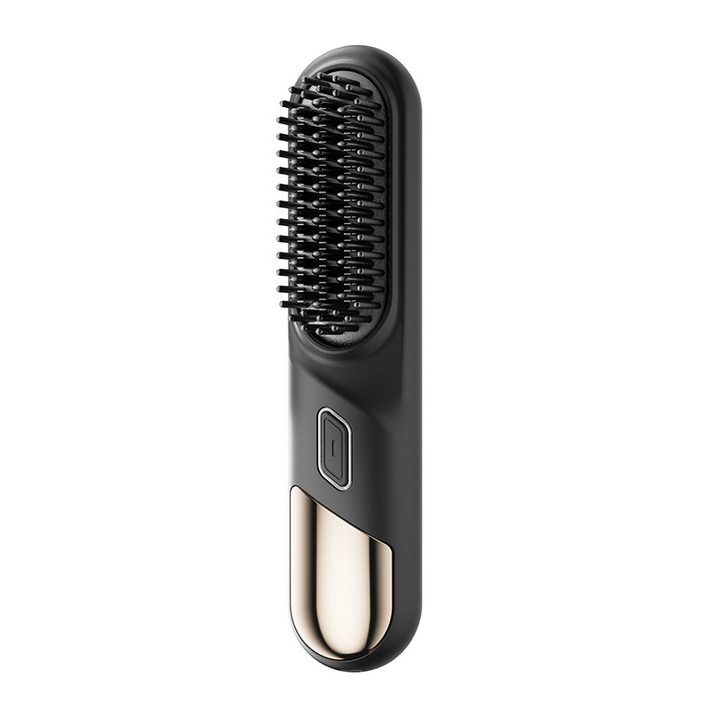敏煌ミニ充電ストレート櫛携帯ファッション良い品質マイナスイオンヘアケア柔順ヘアケア無線ストレート櫛|undefined