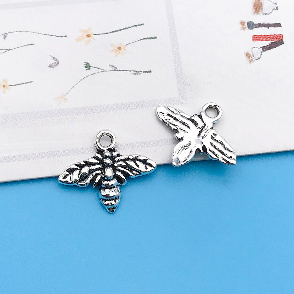 1 고대 실버 꿀벌 16x13mm-2390-0.5g