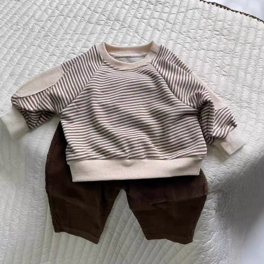 Children's autumn sweatshirt for men and women, long-sleeve, Korean style, western style