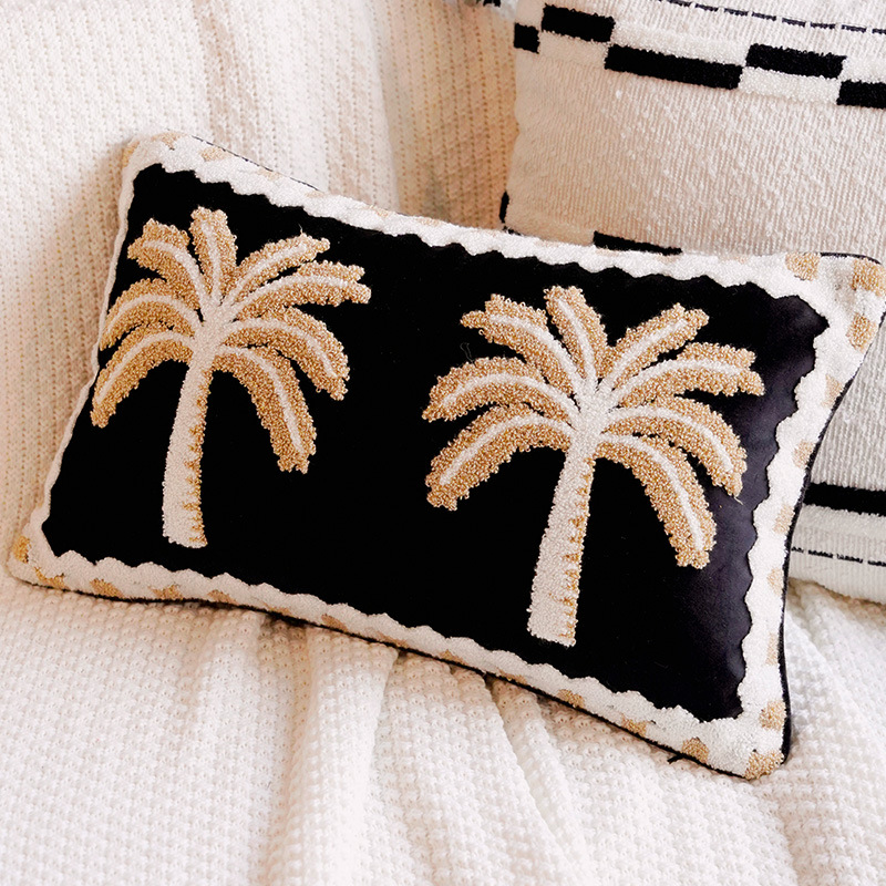 Sofá de estilo de crema de estilo nórdico lujoso cama ventana flotante sofá almohada cojín almohada image 15