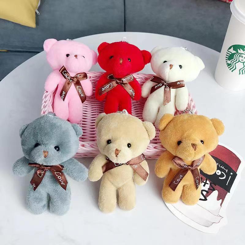 Teddy conjoined bear doll bear bear doll keychain pendant plush toy doll teddy bear doll Teddy conjoined bear doll bear bear doll keychain pendant plush toy doll teddy bear doll
