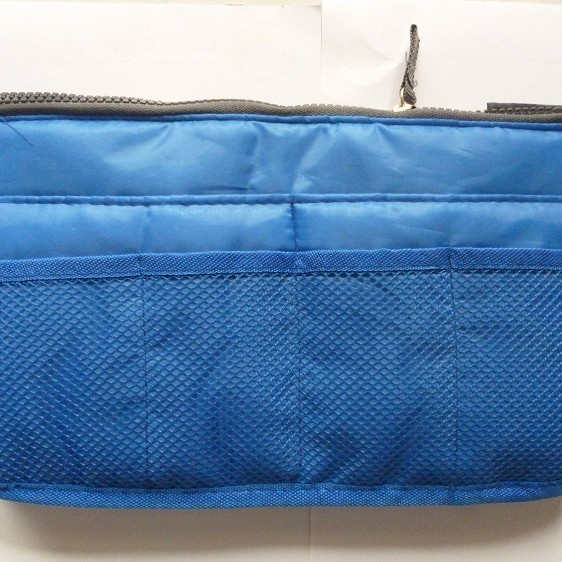 Bolsa de almacenamiento multifuncional plegable doble, bolso de gran capacidad, bolsa de clasificación engrosada, bolsa digital de viaje, almacenamiento mediano