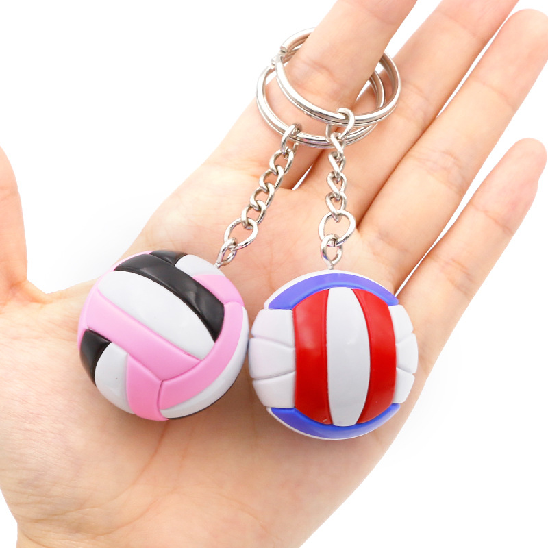 1 Piece Quantity Daily Occasion Simple Style Ball Plastic Unisex Bag Pendant Keychain