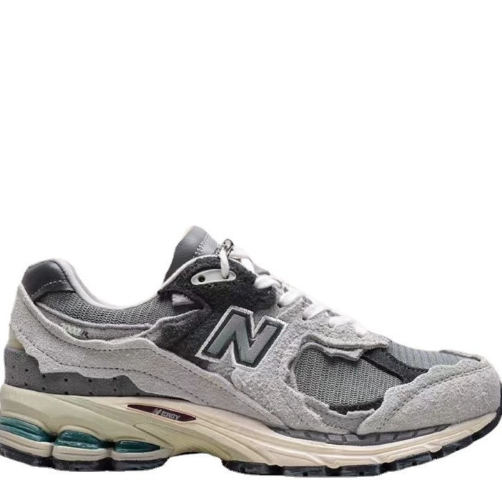 Кроссовки женские, мужские, nb2002r, серые, Yuanzu, кроссовки ретро, для пап, фирменный уровень Putian, чистые, оригинальные, прямые