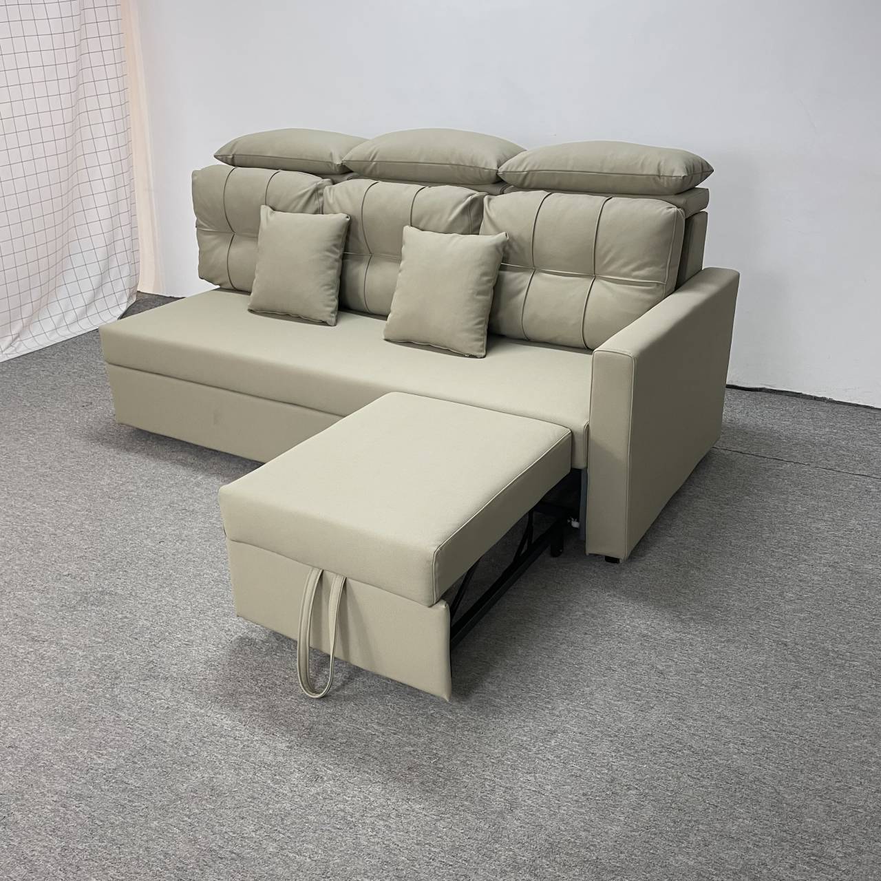Sofá multifuncional de casa pequeña sala de estar apartamento sin lavado tecnología sofá cama de terciopelo moderno simple peinado de aire