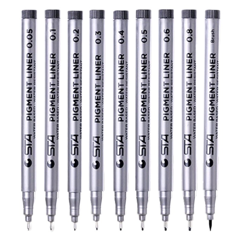 StarGou Line Pen 8050 Needle Pen Animation Clothing Design Engineering Hand-painted Sketch Pen Student Signature Pen