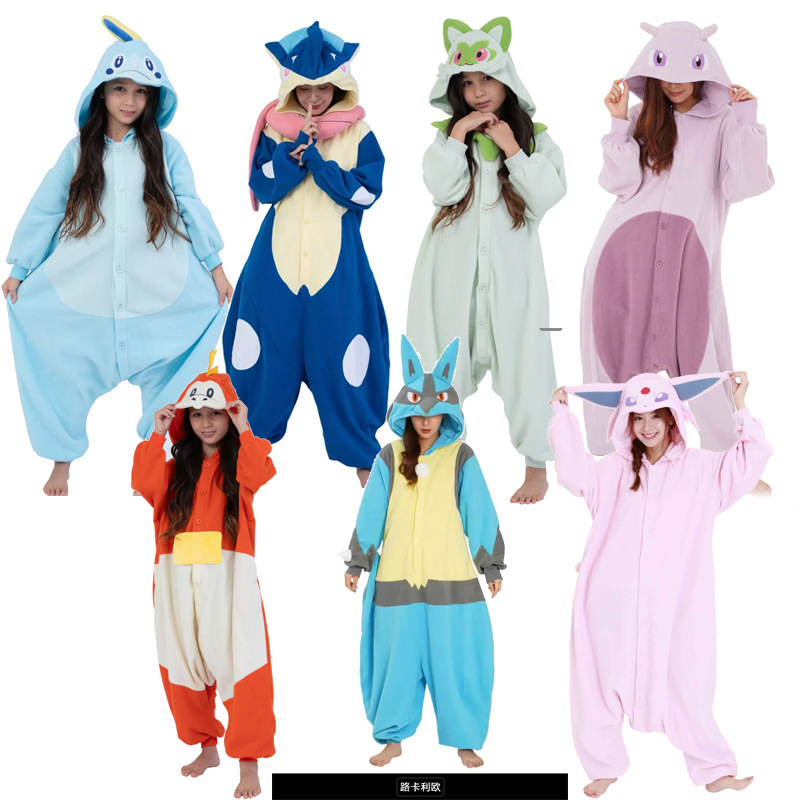 Pokemon Dummy Fire Crocodile Comic Pajamas Cartoon Adult Anime Costsize Super Fantasy New Yemeow Road Caleo Costsize