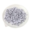 Acrylic square children's beads with letters, wholesale, 6×6mm, English letters, early education