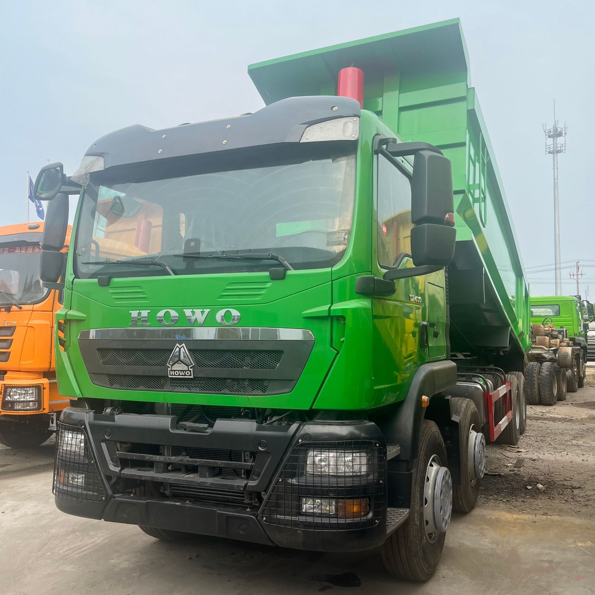 Howo Tx Dump Truck 12-Wheel Used Truck Dump Truck Engineering Vehicle Earth Transport Cross-Border Model Howotx43
