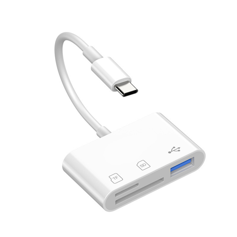 Teléfono móvil Android Cámara SDtf tarjeta de memoria tarjeta 2-en-1 lector OTG adaptador ordenador U disco función móvil