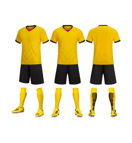 Hot selling short-sleeved football uniforms, training and competition uniforms for men and women, wholesale group purchase, printable pictures, printing number 6103