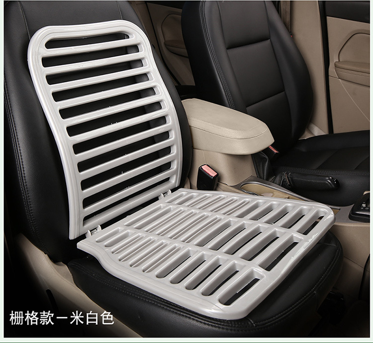 Engineering vehicle seat cushion forklift forklift excavator double-layer ventilated breathable small universal seat cushion summer plastic square cushion