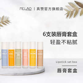 跨境6支盒装孕妇可用润唇膏保湿淡化唇纹亚马逊唇膏唇部护理批发