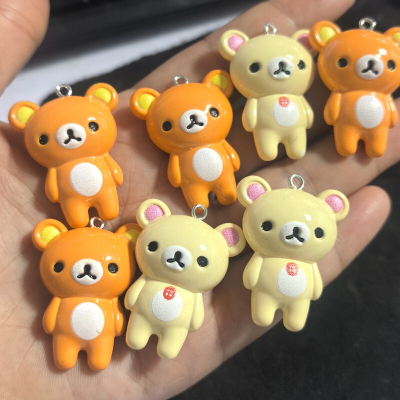 3D Beige Bear Eye Keychain Mobile Phone Pendant Mobile Phone Chain Bag Pendant Material Wholesale Accessories 3D Beige Bear Eye Keychain Mobile Phone Pendant Mobile Phone Chain Bag Pendant Material Wholesale Accessories