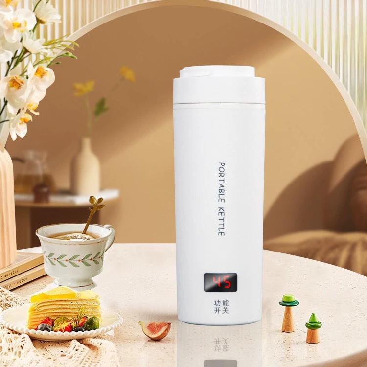 Портативная электрическая кружка для подогрева воды, мини-чайник с термоизоляцией, автоматический, для поездок и бизнеса