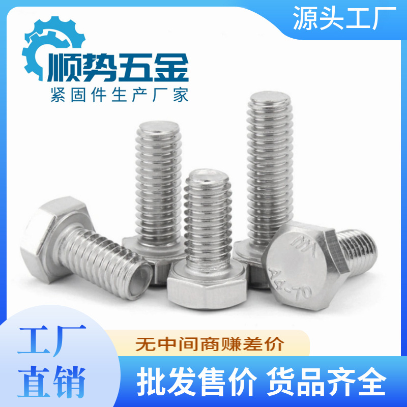 316不锈钢外六角螺丝 M33规格 DIN933