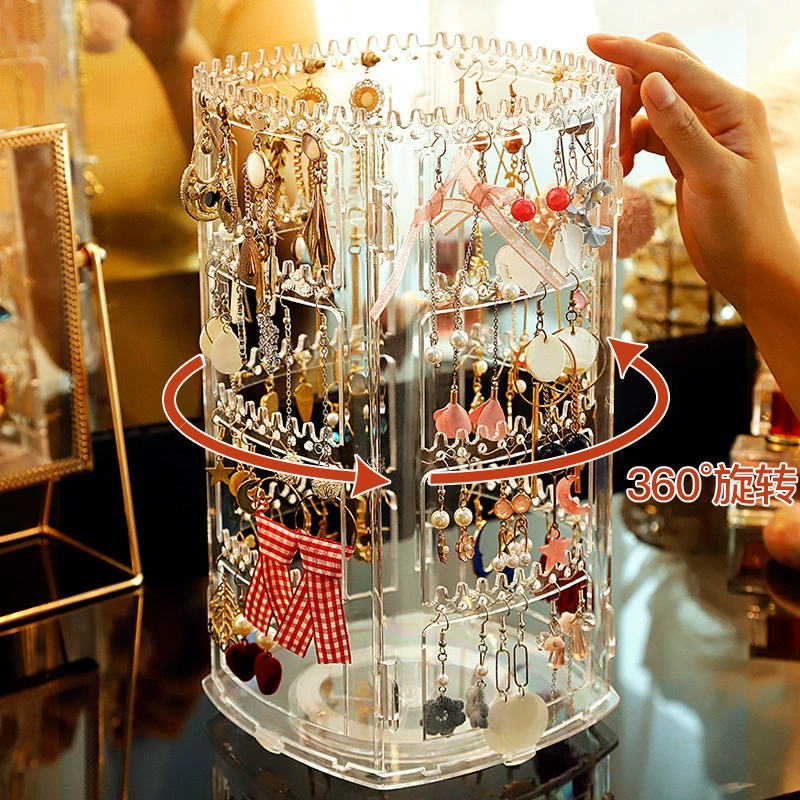 Accessory, earrings, storage box, capacious банка для хранения, stand, storage system