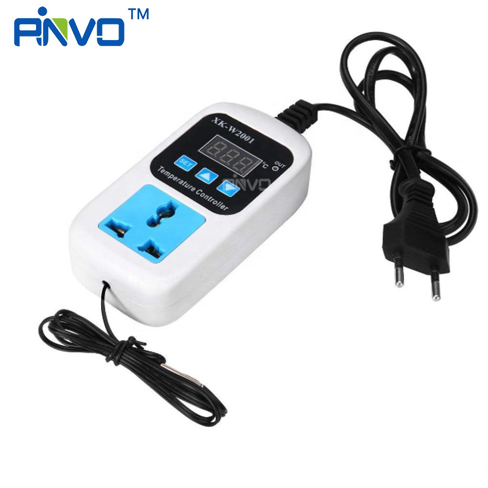 VKS-W2001电子控温插座温度控制器全自动开关可调数显温控仪 X5