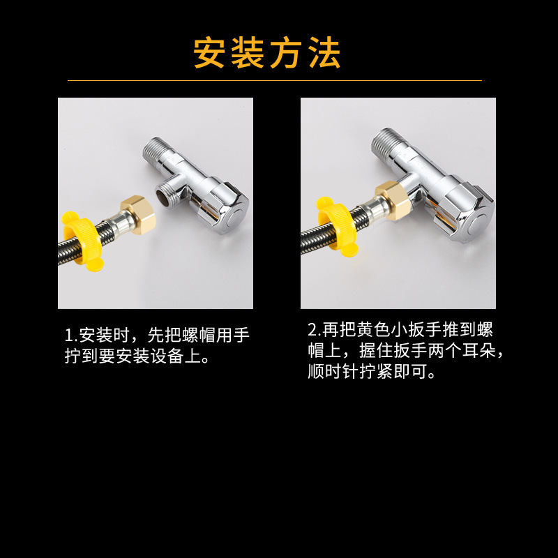4点ステンレス鋼金属ホース給水編組パイプ耐熱耐圧トイレ給湯器給水パイプ圧力試験パイプ|undefined