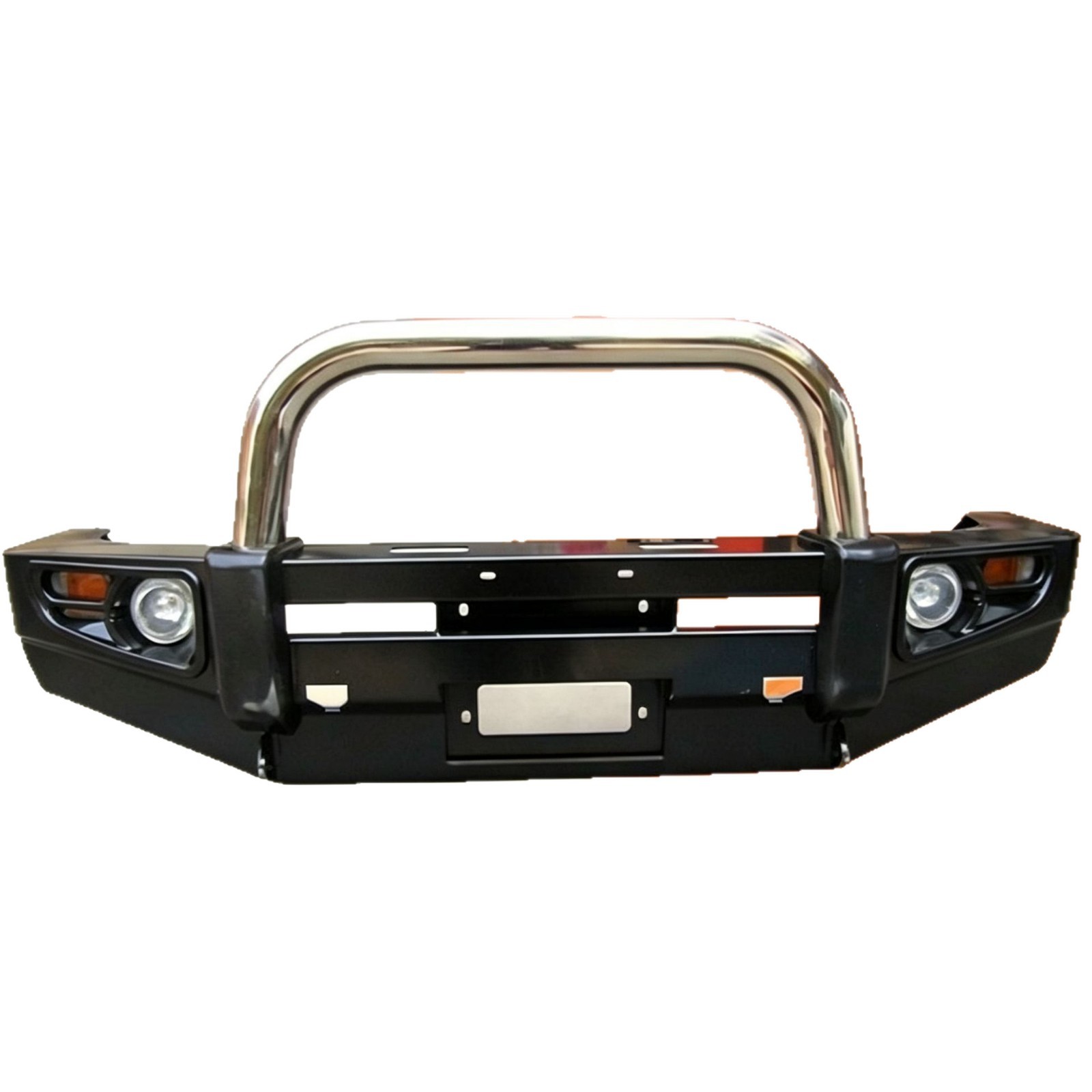 Pickup truck magnesium-aluminum alloy rear bumper with U-tube, off-road modified rear bumper with light positions, anti-collision rear guard