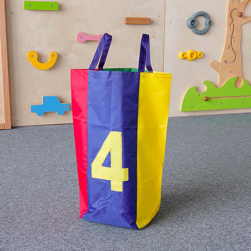 Bolsa de salto digital de doble capa, bolsa de salto de tela de Oxford para niños, bolsa de salto de tela de jardín de infantes para padres e hijos, actividades de expansión y ayuda educativa sensorial