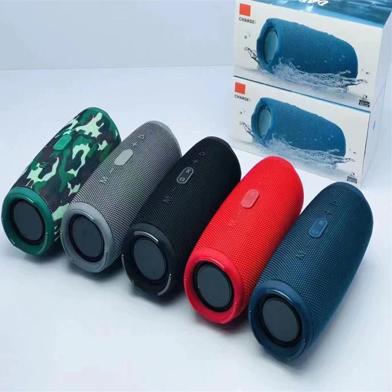 Huaqiangbei Charge5 Altavoz Bluetooth inalámbrico Subwoofer para exteriores Altavoz Bluetooth inalámbrico Shockwave 5ta generación portátil