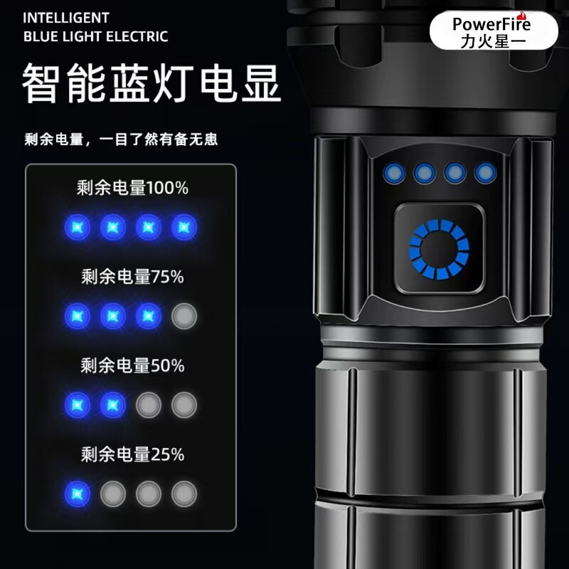 2025強い光の懐中電灯は充電することができます。|undefined