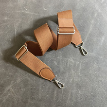 皮革可调长度肩带 可拆卸金属扣箱包手提肩带 皮革织带包包背带