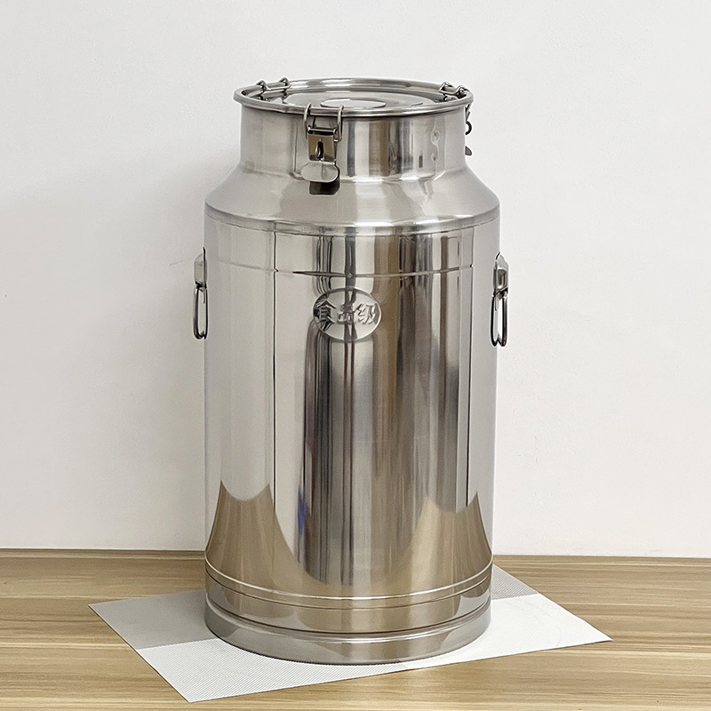 工厂直销 不锈钢牛奶桶大容量防溢密封罐茶叶陈皮密封桶酒桶油桶