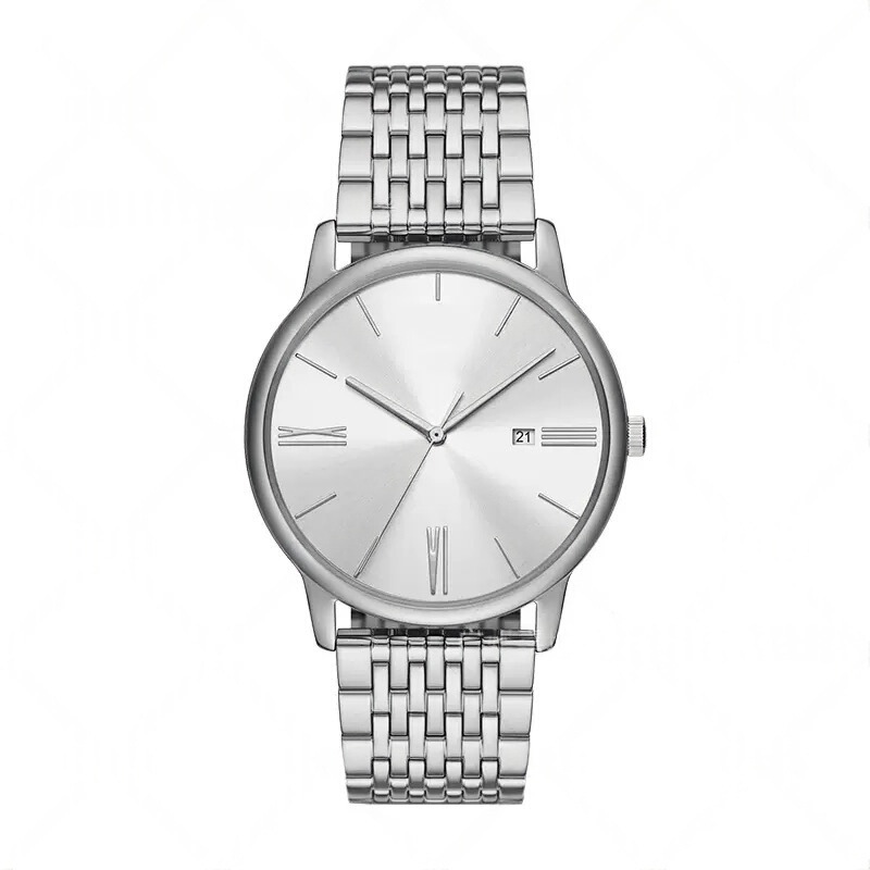 Ar Fully Automatic Quartz Men's Watch New Model Men's Watch Mani Steel Band Simple Dial Ar11599 Fashion Watch Ar Fully Automatic Quartz Men's Watch New Model Men's Watch Mani Steel Band Simple Dial Ar11599 Fashion Watch