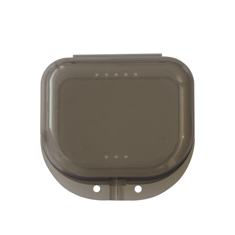 Caja de almacenamiento dental, caja de prótesis, caja de portadora, caja de almacenamiento de dientes, caja de almacenamiento de dientes abierta, caja de fundos molares, caja de corrección