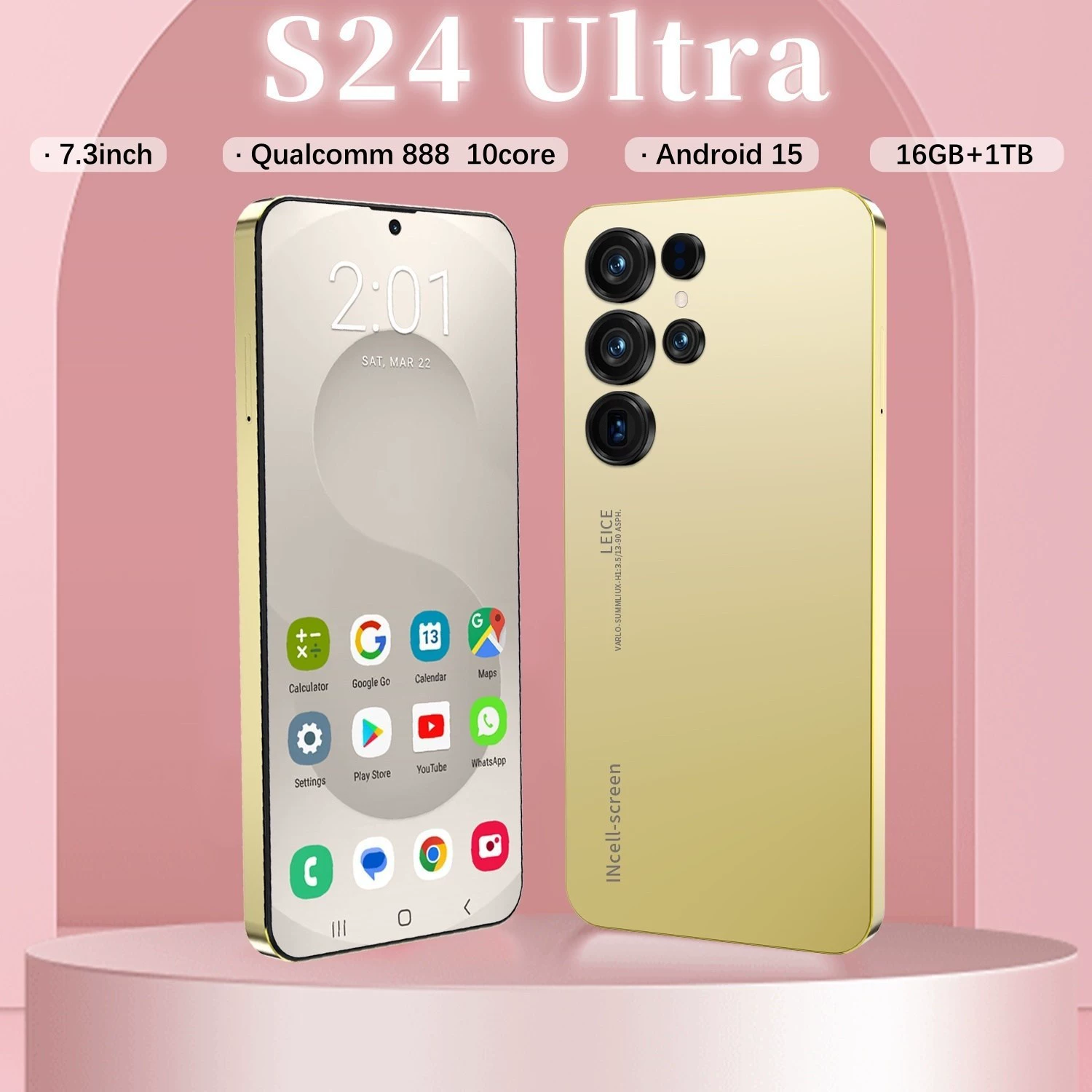 Смартфон (Cugo) S24 Ultra — Android 8.1, 6,8-дюймовый экран, 2+16 ГБ