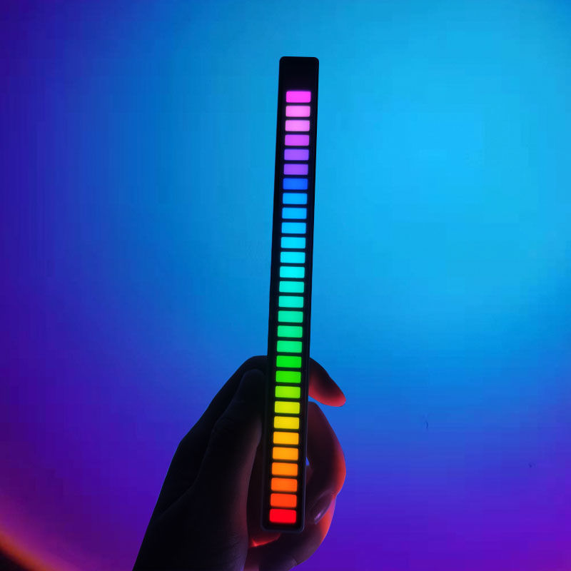 New Atmosphere Lamp RGB Voice control music Rhythm vehicle Colorful Atmosphere LED decorate Manufactor Direct selling