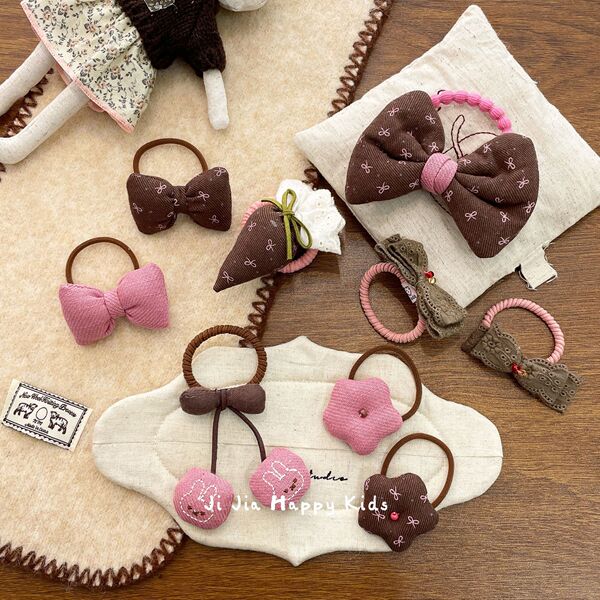 Autumn cute hairgrip with bow