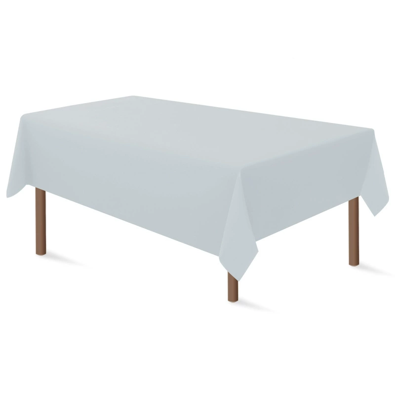 Rectangular disposable party plain tablecloth plastic cloth birthday dessert solid color tablecloth waterproof waterproof table cloth