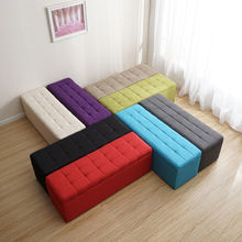 布艺换鞋凳门口可坐穿鞋凳多功能收纳凳家用长条凳沙发延长拼接g^