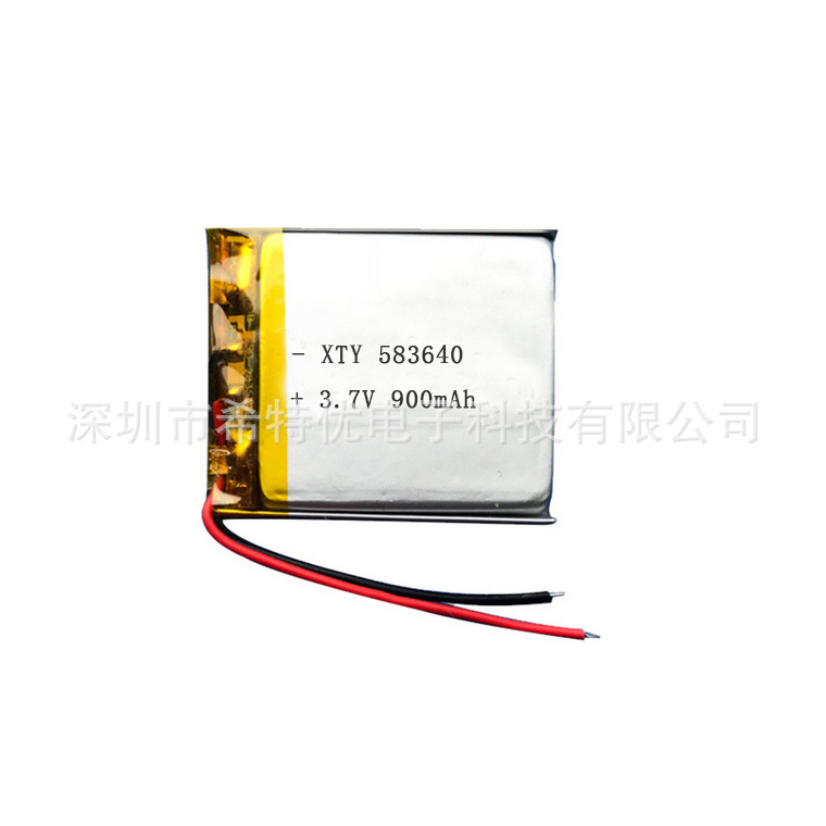 厂家直供 583640PL   900mAh 3.7V  加台湾保护板