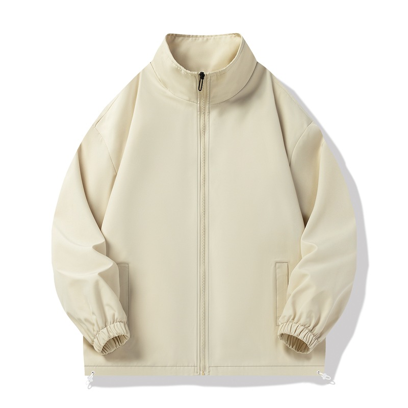 Men's clothing Fashion brand jacket Korean style loose casual versatile stand collar coat Hong Kong style fashion large size spring and autumn tops_voghion.com