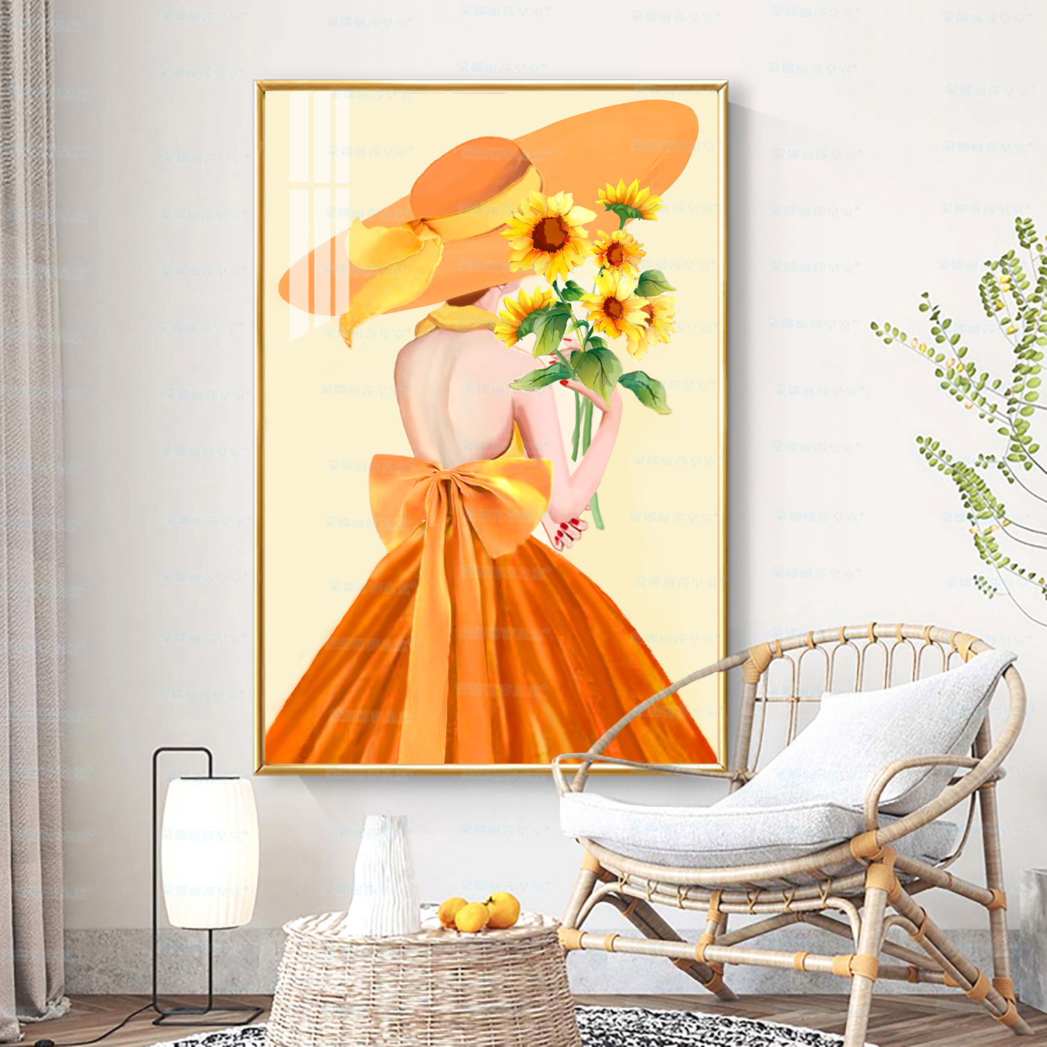 Colección de Punto de Cruz Mona Lisa Nueva Edición: Figuras Artísticas Simples y Lujosas, Artesanías Decorativas para Sala de Estar image 2