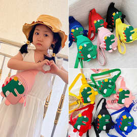 卡通迷你儿童斜挎包幼儿园恐龙胸包批发定制单肩包幼儿可爱小书包