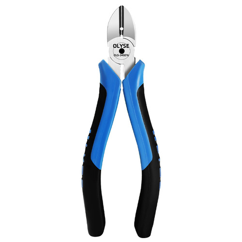 Wholesale Ollis Industrial Grade Pliers 6 Inch Slant Nose Pliers Tiger Skin Handle Multi-Function Labor-saving Water Mouth Pliers Cut Iron Wire 