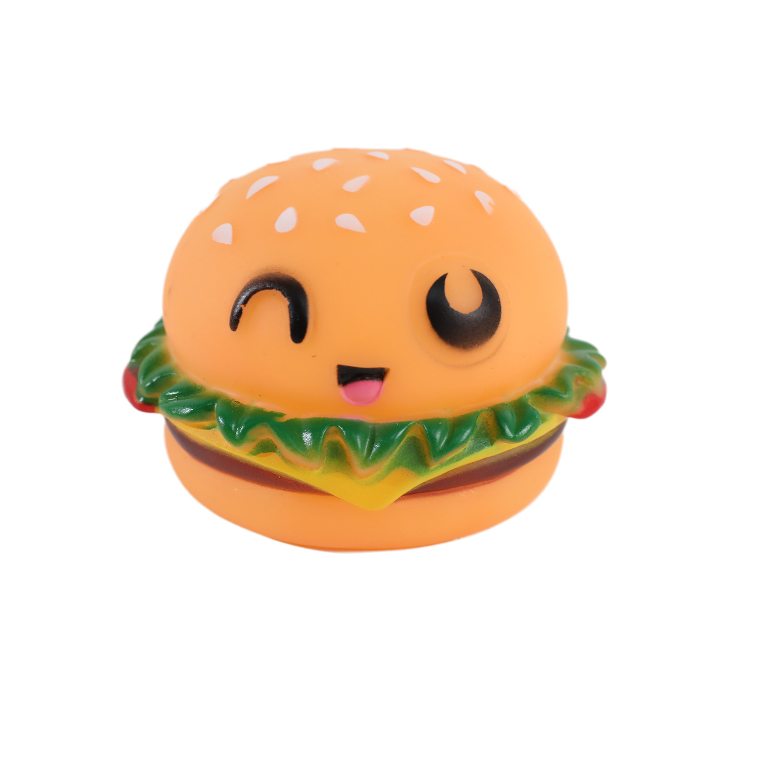 Vinilo, expresión vocal, hamburguesa, juguete molar para perros, artefacto resistente a morder y aburrido, juguete para mascotas para perros pequeños y medianos al por mayor