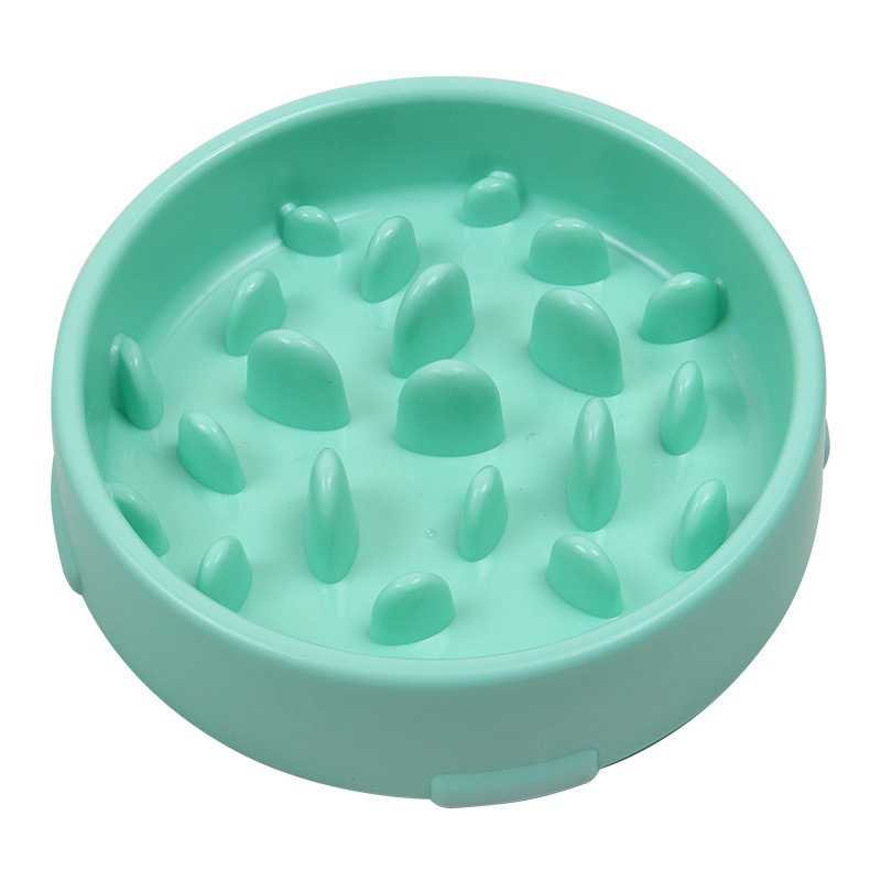 Nueva mascota tazón de comida lenta anti-estrangulamiento perro tazón gato tazón anti-golpe engrosada mascota Slow Food Bowl suministros para mascotas al por mayor