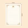 A4 rose letter paper 1 sheet