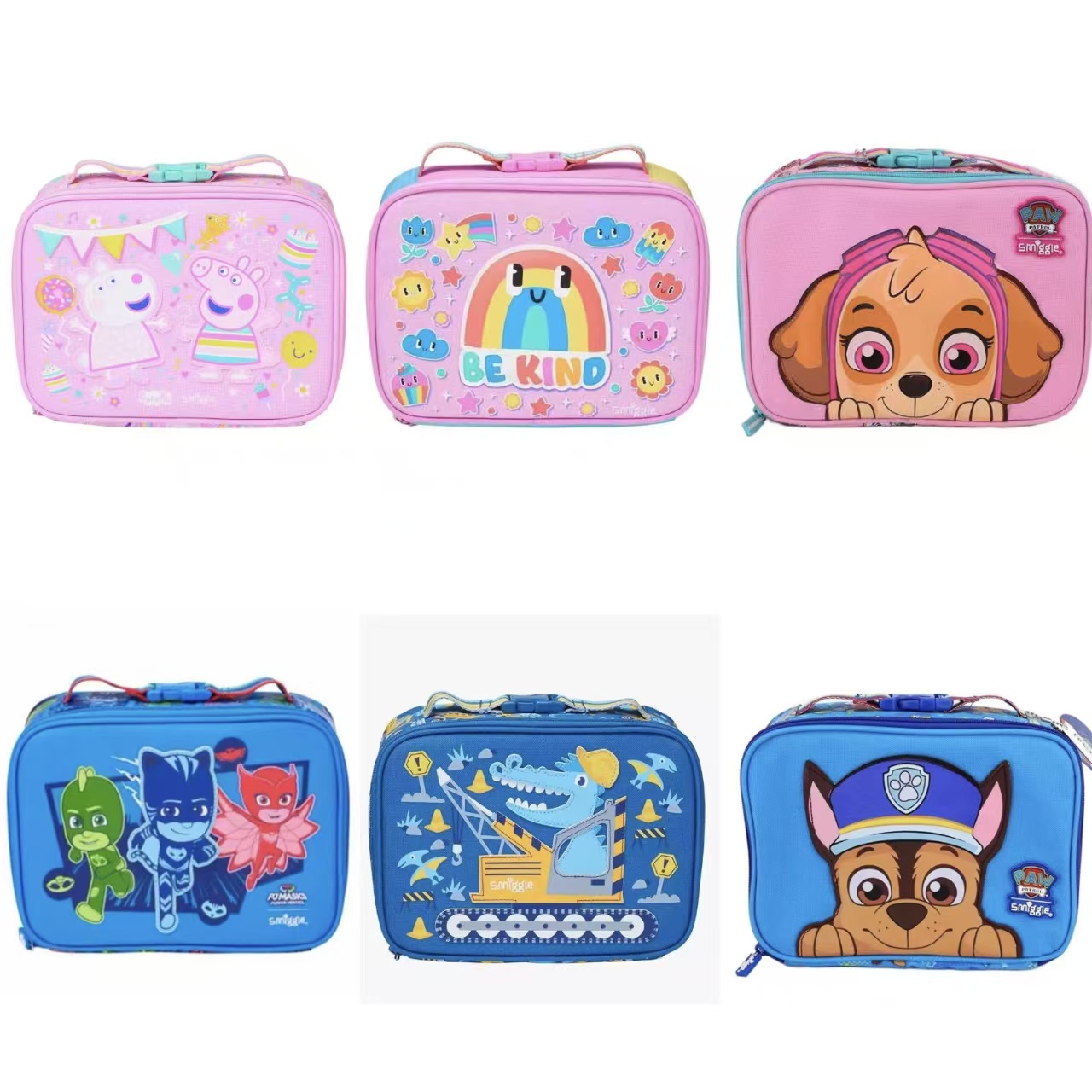 Australian Smiggle Single-Layer Satchel Meal Bag Primary School Student Meal Bag Kidsren's Waterproof Insulation Bag