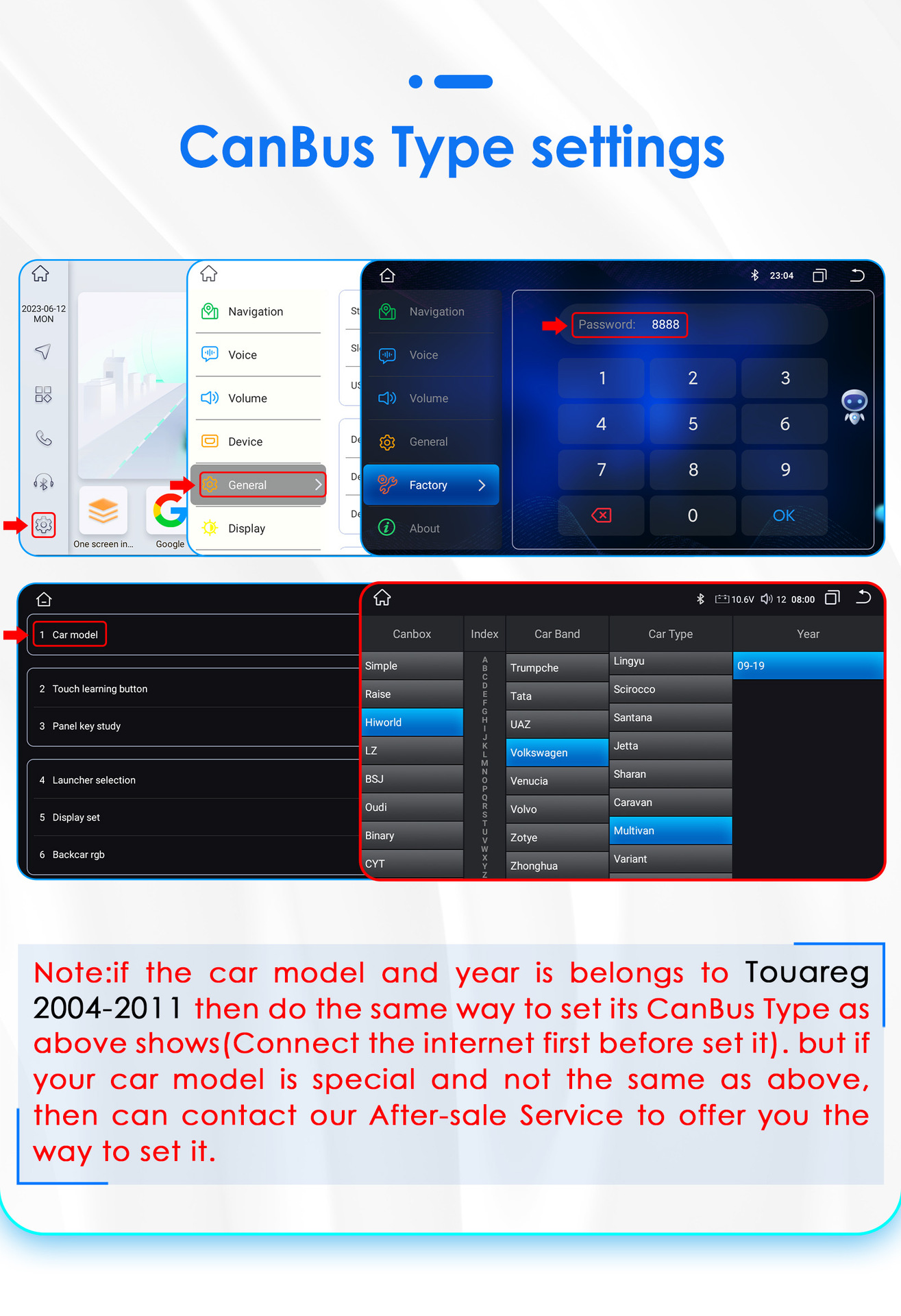 Cross-border models are suitable for Volkswagen Touareg 04-09 large-screen reversing image Android car navigation DVD navigator