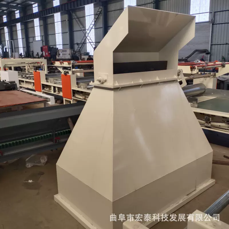 玻镁防火板制板机 集装箱地板生产线设备在线数控切断 设计