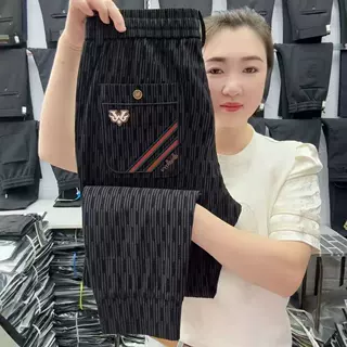 清仓捡漏运动裤男士夏季薄款冰丝裤宽松束脚裤潮流弹力速干休闲裤